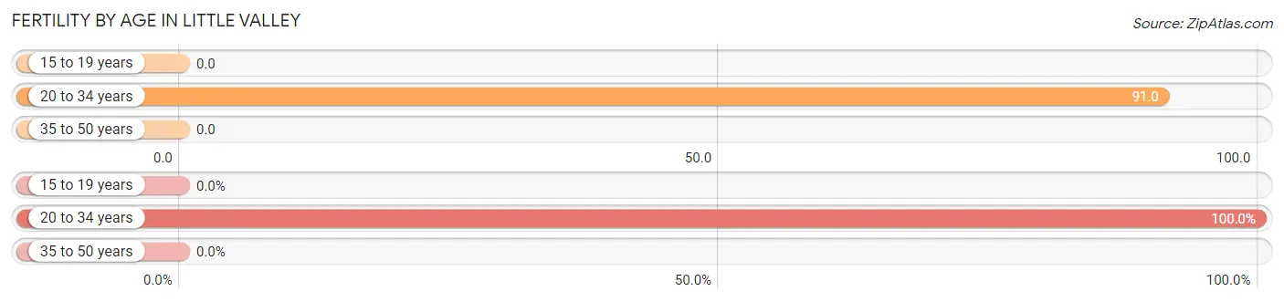 Female Fertility by Age in Little Valley