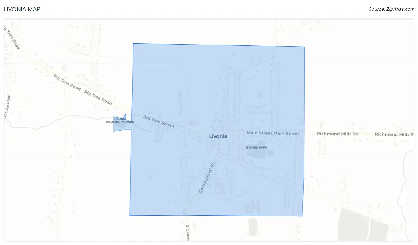 Livonia Map