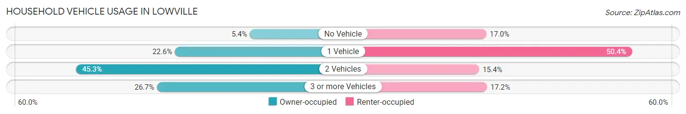 Household Vehicle Usage in Lowville