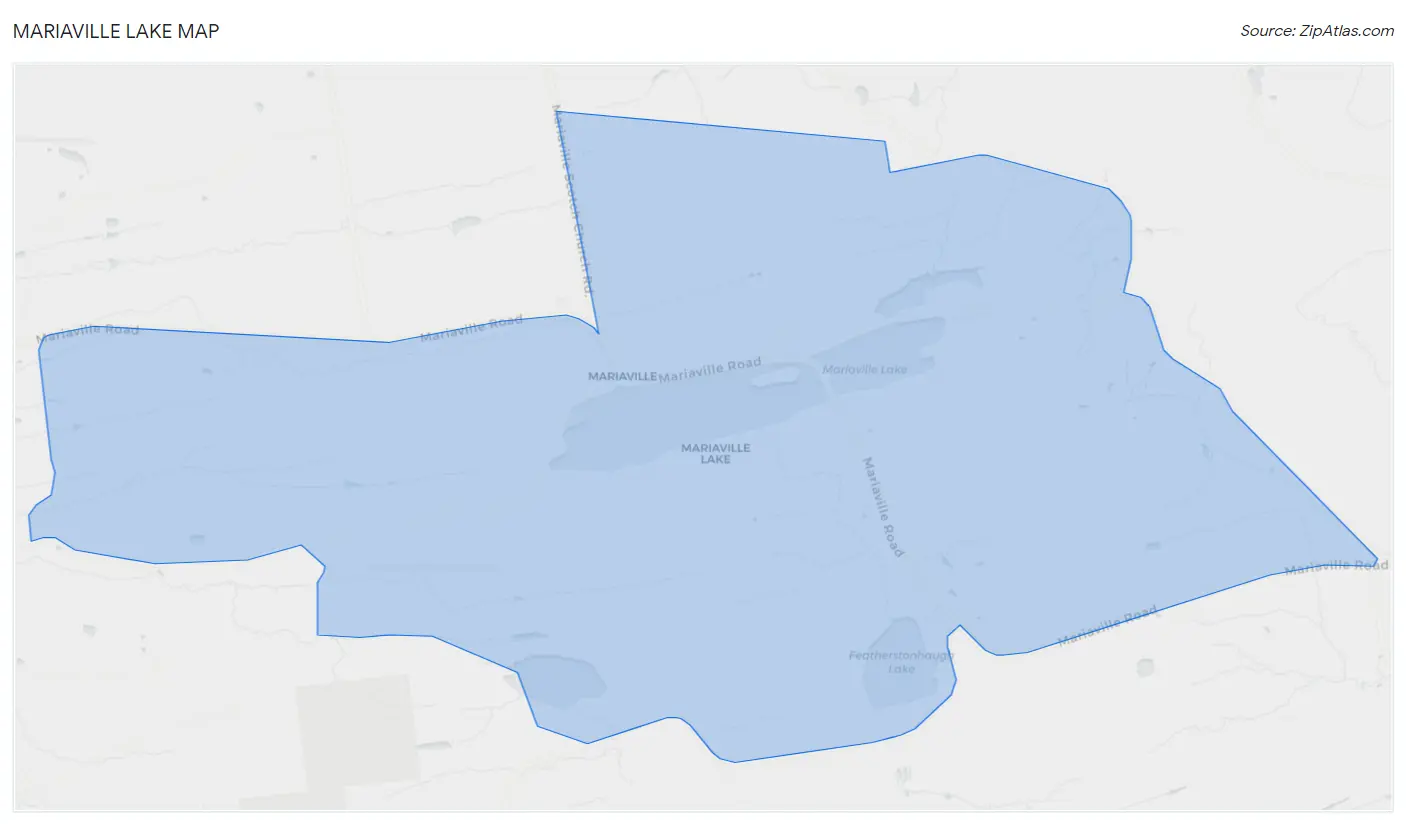 Mariaville Lake Map