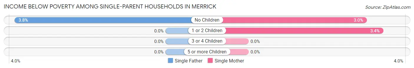 Income Below Poverty Among Single-Parent Households in Merrick
