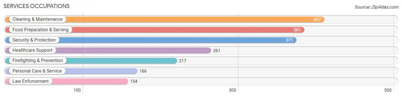 Services Occupations in Mineola