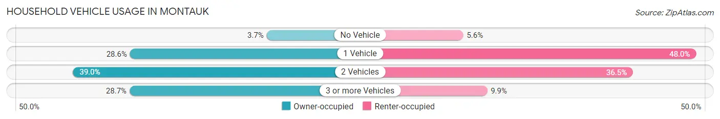 Household Vehicle Usage in Montauk