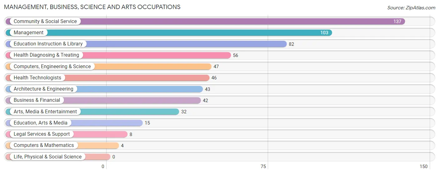 Management, Business, Science and Arts Occupations in Nedrow