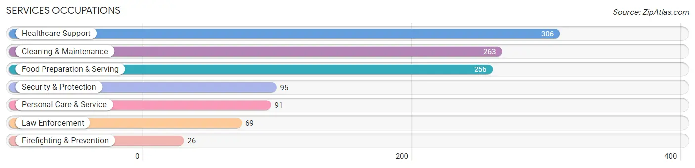 Services Occupations in North Bellport