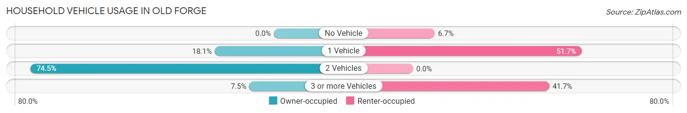 Household Vehicle Usage in Old Forge