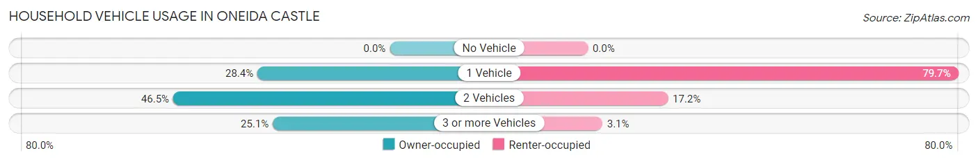 Household Vehicle Usage in Oneida Castle