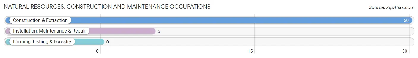 Natural Resources, Construction and Maintenance Occupations in Oyster Bay Cove