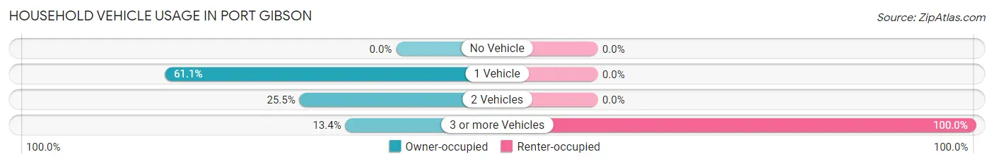 Household Vehicle Usage in Port Gibson