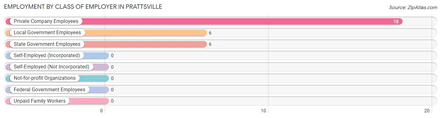 Employment by Class of Employer in Prattsville