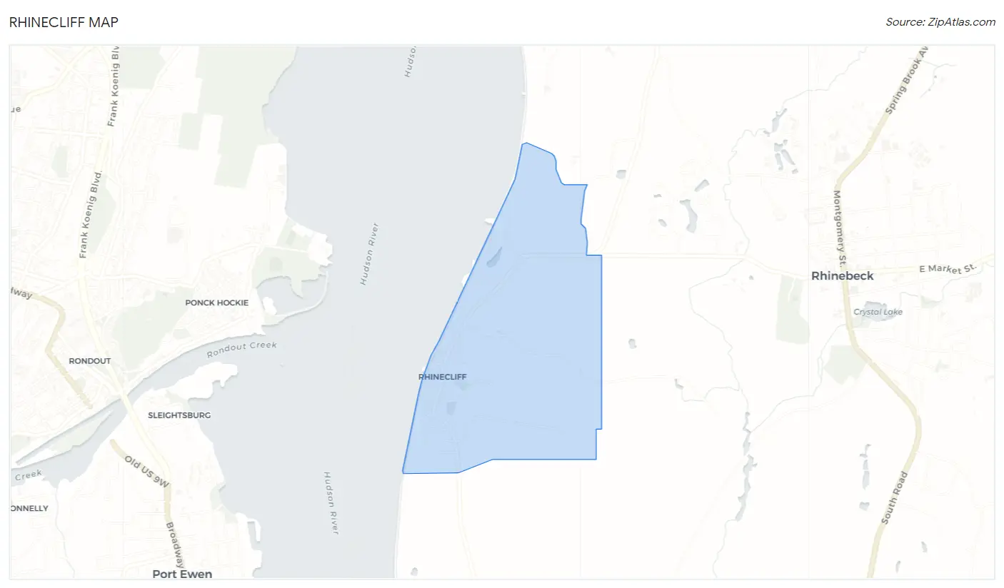 Rhinecliff Map