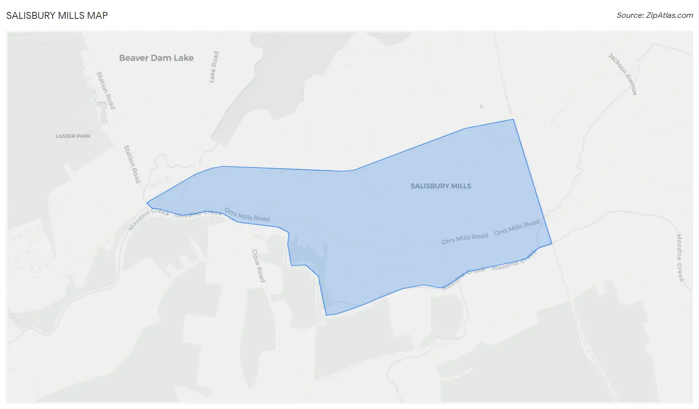 Salisbury Mills Map