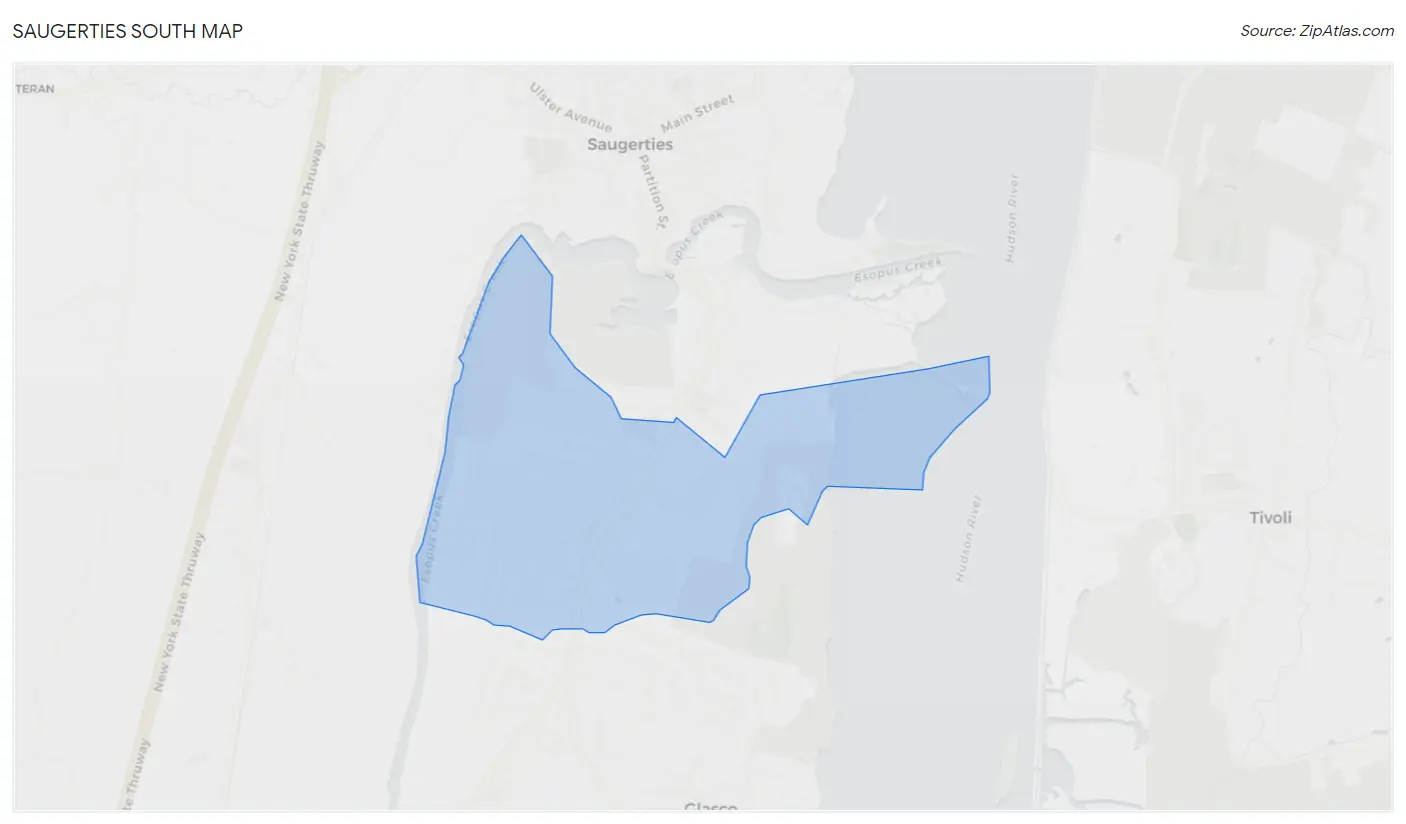 Saugerties South Map