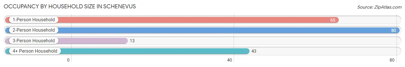 Occupancy by Household Size in Schenevus