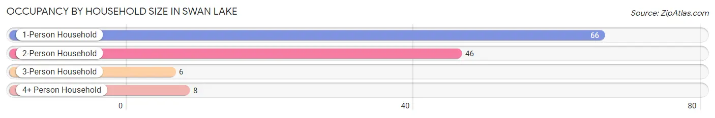 Occupancy by Household Size in Swan Lake