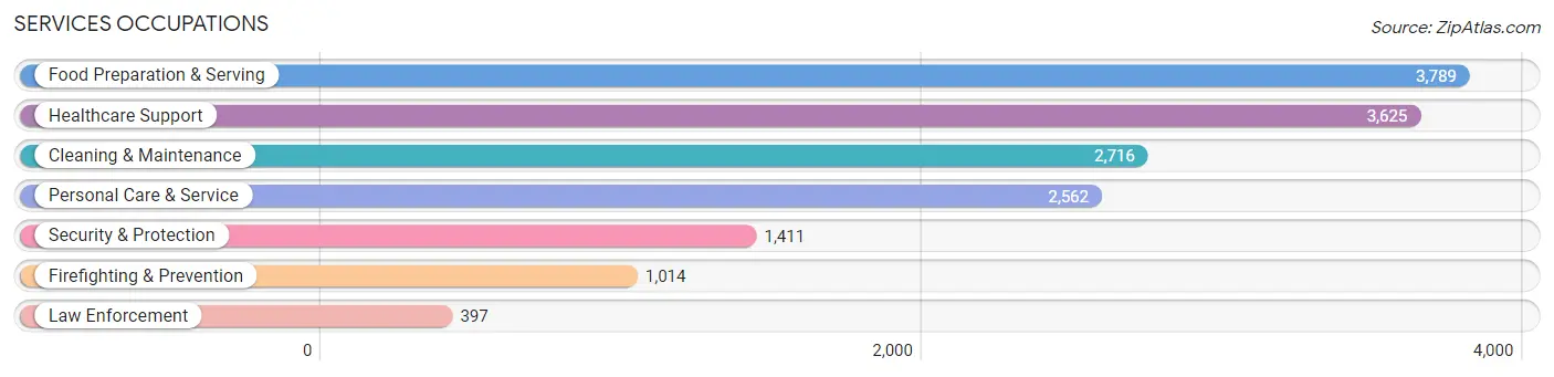 Services Occupations in Syracuse