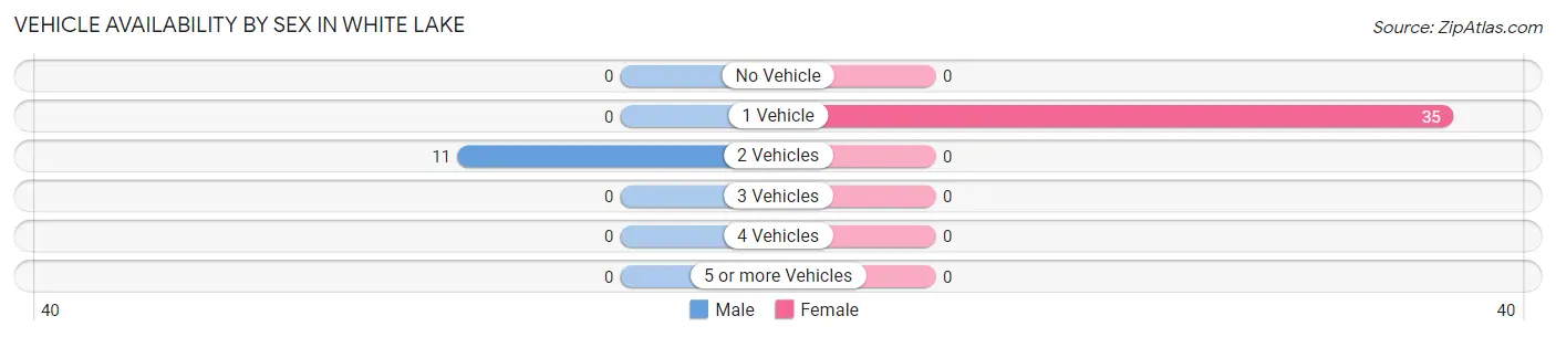 Vehicle Availability by Sex in White Lake