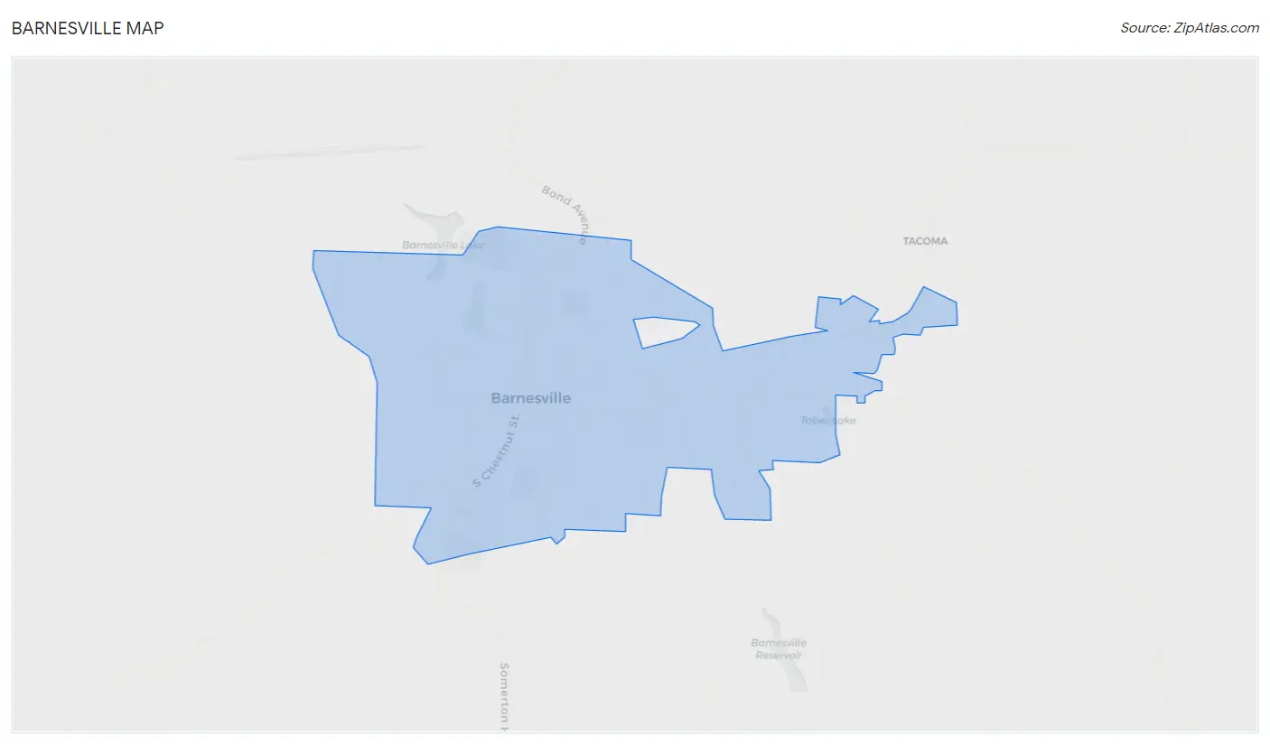 Barnesville Map