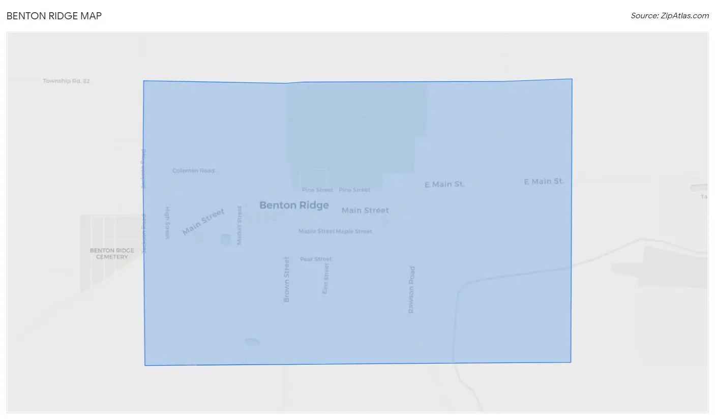 Benton Ridge Map