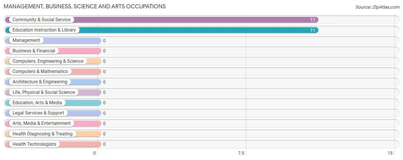 Management, Business, Science and Arts Occupations in Bladensburg