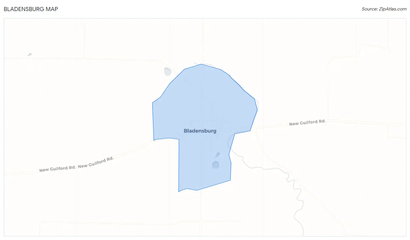 Bladensburg Map