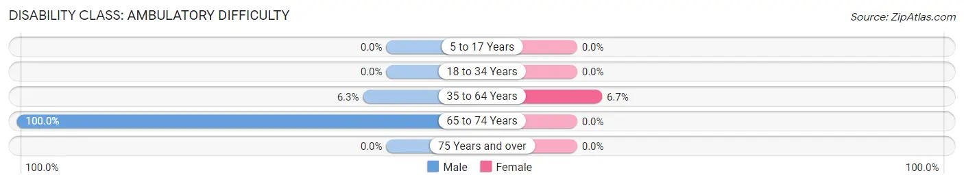 Disability in Blaine: <span>Ambulatory Difficulty</span>