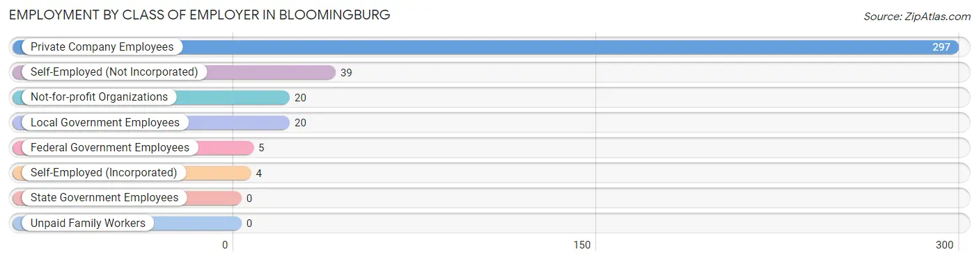 Employment by Class of Employer in Bloomingburg