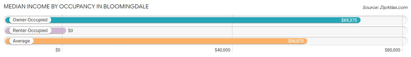 Median Income by Occupancy in Bloomingdale