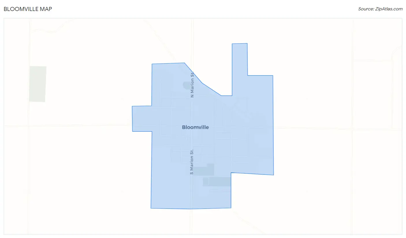 Bloomville Map