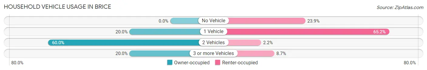Household Vehicle Usage in Brice