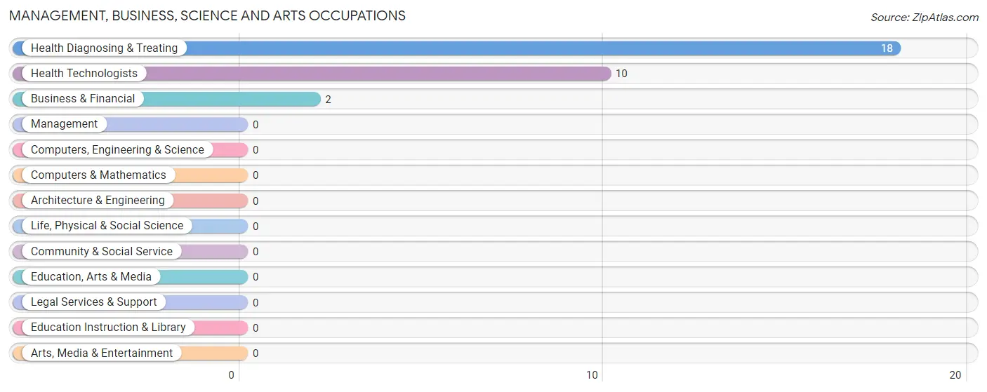 Management, Business, Science and Arts Occupations in Chatfield