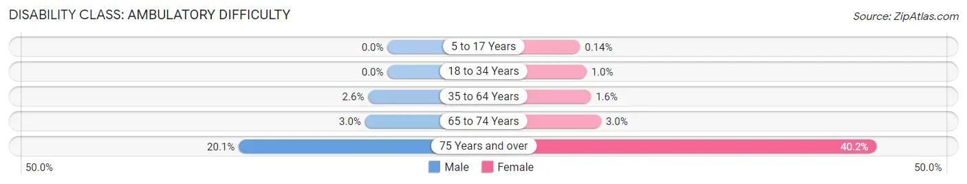 Disability in Dublin: <span>Ambulatory Difficulty</span>