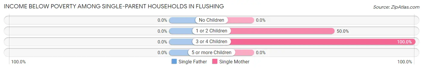 Income Below Poverty Among Single-Parent Households in Flushing