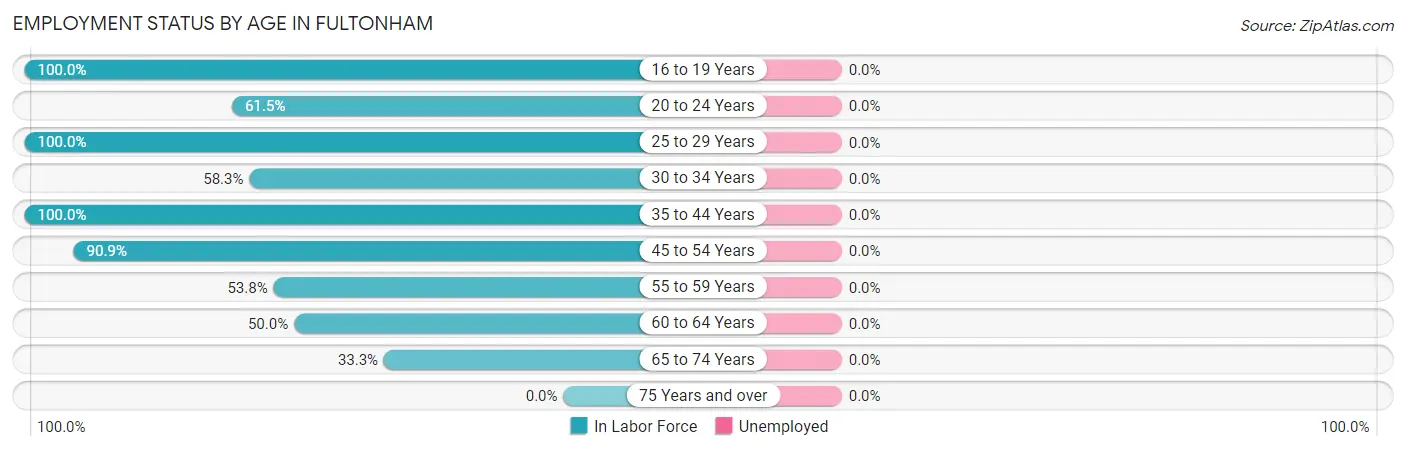 Employment Status by Age in Fultonham