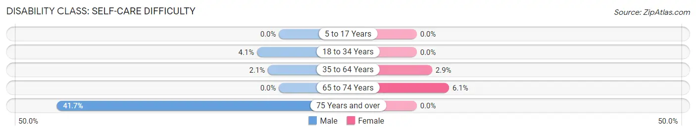 Disability in Hamler: <span>Self-Care Difficulty</span>