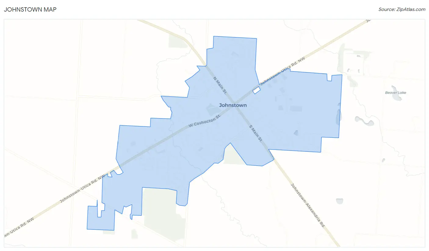 Johnstown Map