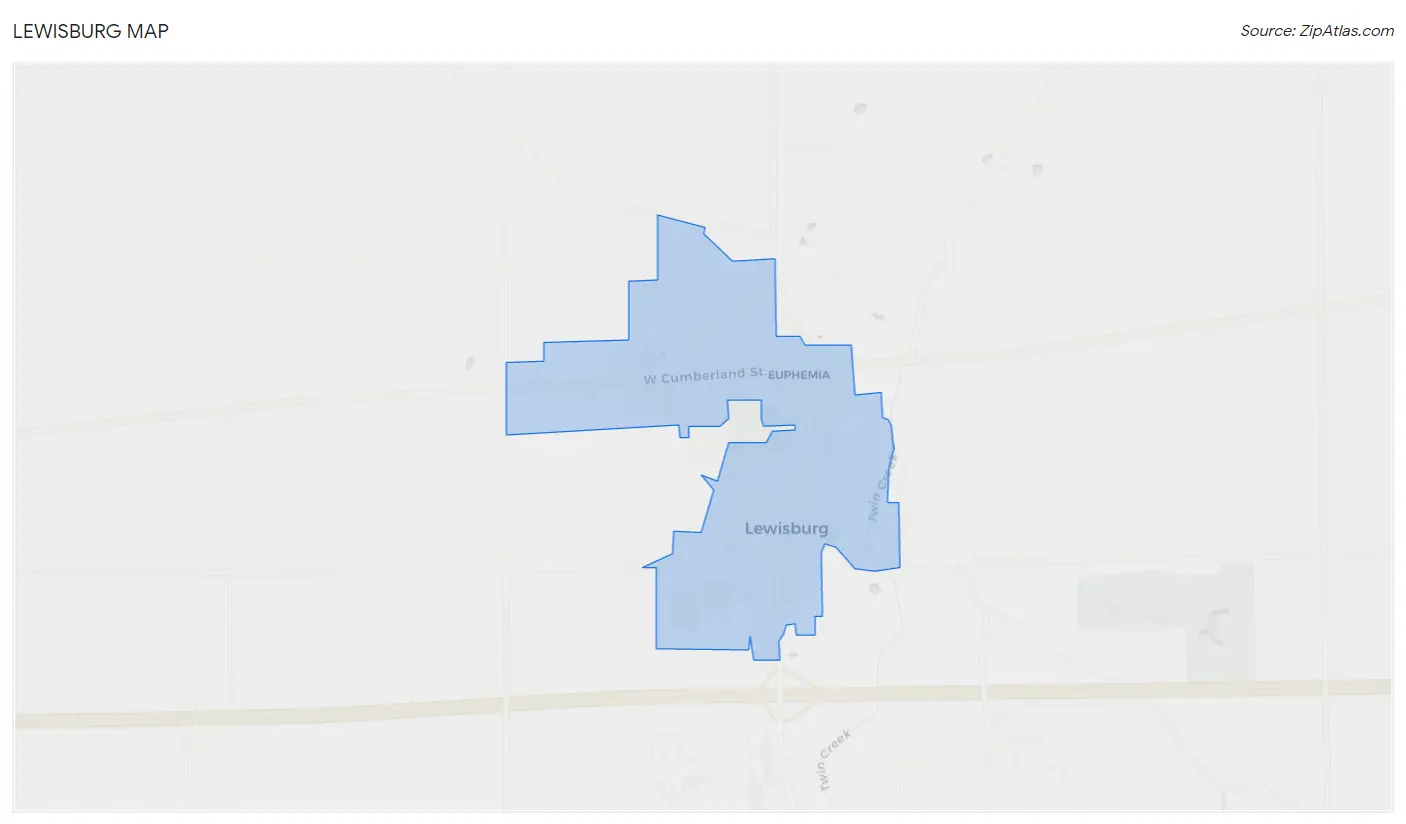 Lewisburg Map