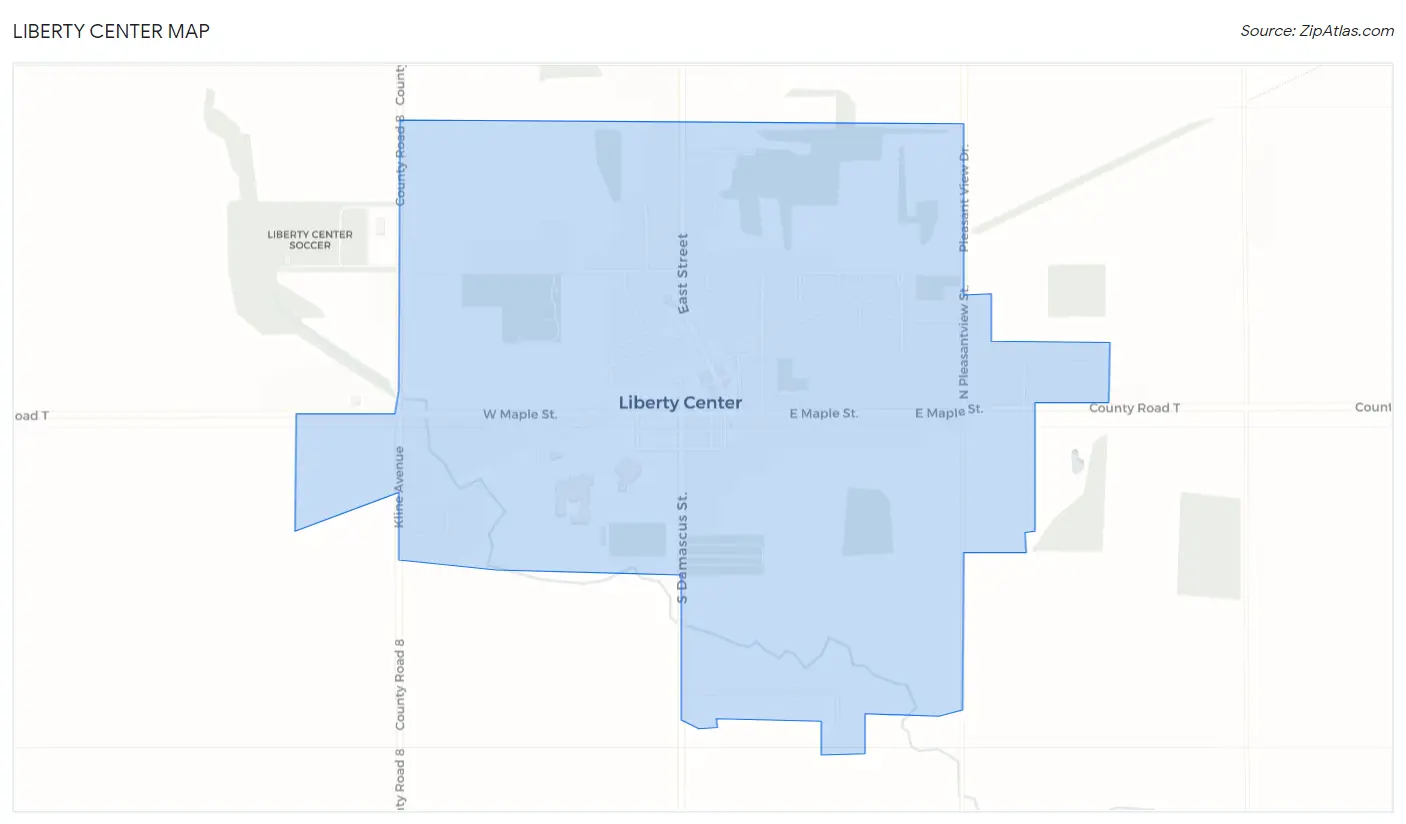 Liberty Center Map