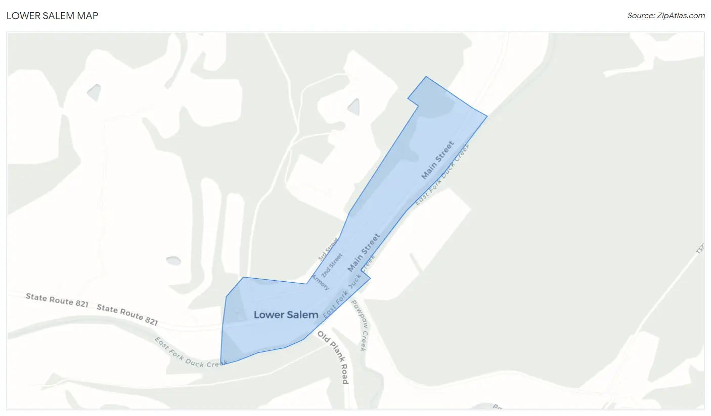 Lower Salem Map