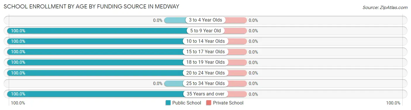 School Enrollment by Age by Funding Source in Medway