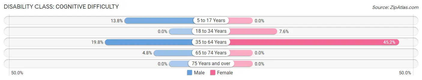 Disability in Minford: <span>Cognitive Difficulty</span>