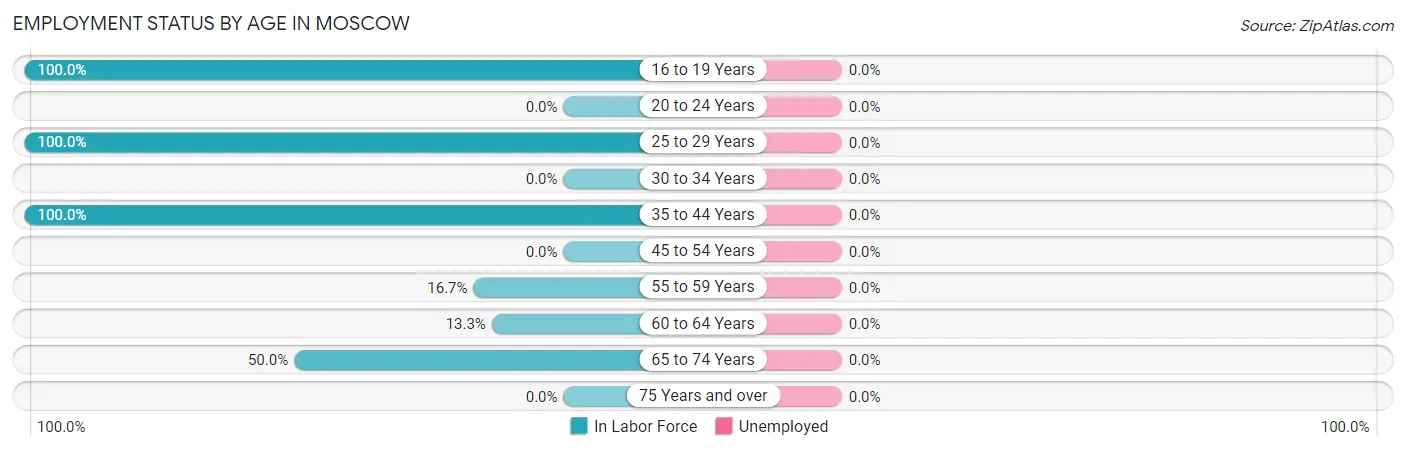 Employment Status by Age in Moscow