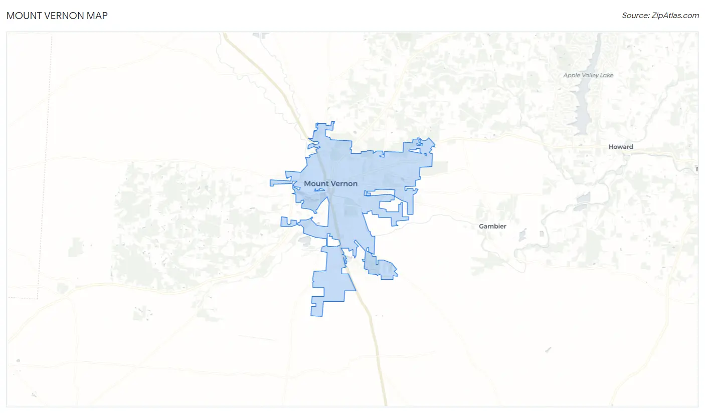 Mount Vernon Map
