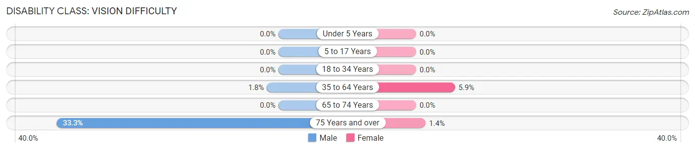 Disability in New Vienna: <span>Vision Difficulty</span>