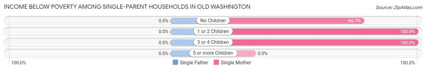 Income Below Poverty Among Single-Parent Households in Old Washington