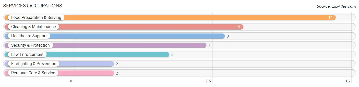 Services Occupations in Senecaville