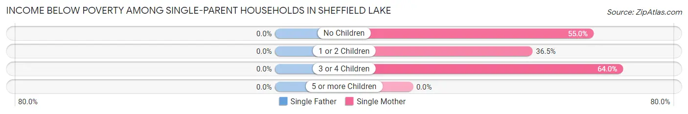 Income Below Poverty Among Single-Parent Households in Sheffield Lake