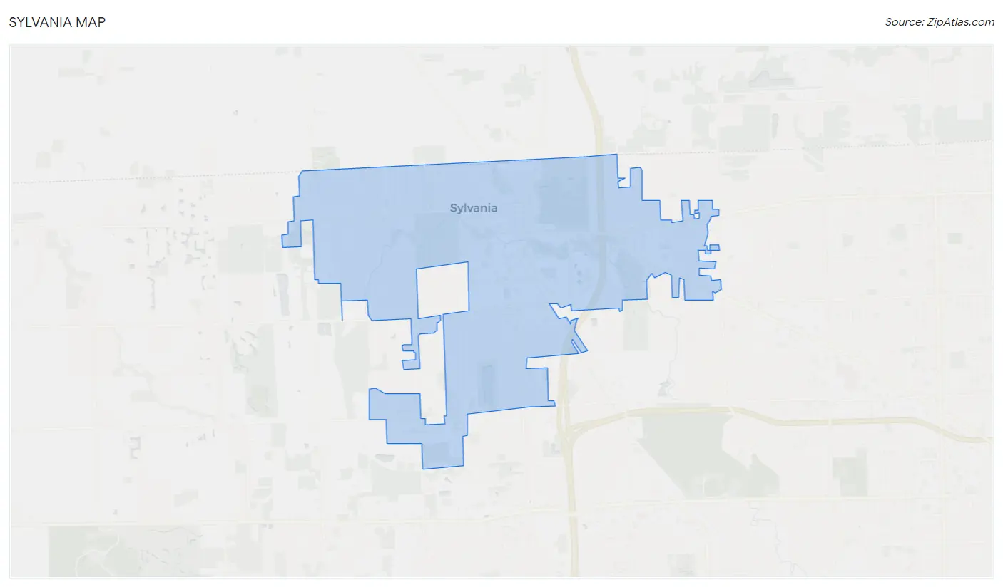 Sylvania Map