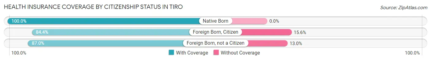 Health Insurance Coverage by Citizenship Status in Tiro