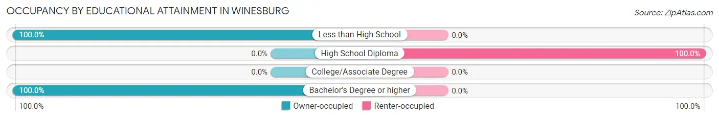 Occupancy by Educational Attainment in Winesburg